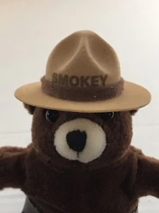Smokey The Bear 7 Inch Stuffed Animal Kids Perferred Inc Vintage 1999 - Picture 1 of 9