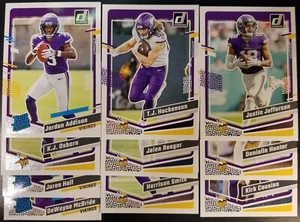 2023 Donruss w/RCs Minnesota VIKINGS Football Team Set (10c)  - Picture 1 of 1
