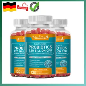 3Flaschen Probiotika 120 Milliarden CFU 36 Sorten Kapseln unterstützen Verdauung - Bild 1 von 9