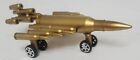 Model Plane Made with Real Bullets and Casings Handmade Gold Airplane