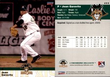 Jean Garavito 2007 Choice Lynchburg Hillcats #11 Card *AutographDen*