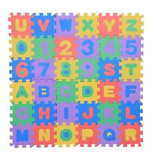 36pcs Large Soft EVA Foam Children Kids Play Mat Alphabet Number Puzzle Jigsaw