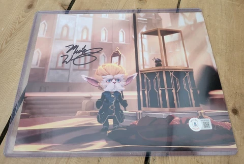 Mick Wingert (Heimerdinger/League of Legends) Signed 8x10 Photo, Beckett COA Cover