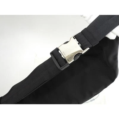 Prada Medium Body Bag Black Nylon Waist Bag Hip Bag Crossbodybag with storagebag - Image 1 of 4
