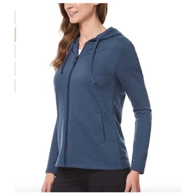 Chaqueta 32 Degrees Cool Con Capucha Ligera Cremallera Nueva con Etiquetas M Mediana Para Mujer Bolsillos Foto 1 de 4