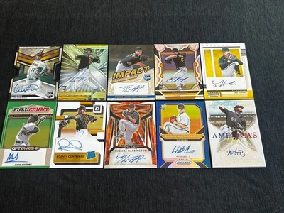 2023 Leaf Metal Thomas Harrington FIRE PRISMATIC AUTO #5/10 + II AUTO + 8 AUTOS - Image 1 of 4