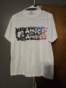 Very Rare 1980s MTV Shirt Size XL - Picture 1 of 2