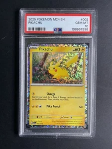 Pikachu 002 PSA 10 2025 Pokémon M24 EN McDonald’s Collection - Picture 1 of 1
