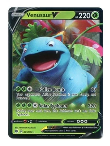 Venusaur V Ultra Raro 001/073 Pokemon Champion's Path CHP CASI NUEVO - Imagen 1 de 2
