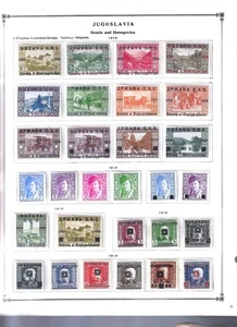 Kenr2: Yugoslavia with Bosnia Collection from 1947 Scott Album - Picture 1 of 11