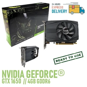 Carte Graphique NVIDIA MANLI GEFORCE GTX 1650 4GB GDDR6 Gaming HDMI DVI DP - Photo 1/5