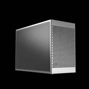 NCase M2 Reibe PC-Gehäuse (Silver Flatpack) + Silver Panels + 140mm Lüfterhalterung - Bild 1 von 7