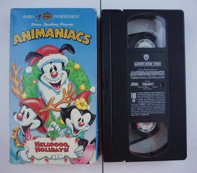 ANIMANIACS Helloooo Holidays vhs 1994 RARE OOP children cartoon Christmas - Image 1 of 4