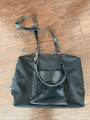 Bolso de viaje Lancel de cuero negro Foto 1 de 4