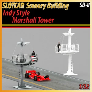 Slotcar Landschaft Gebäude Indy Style Marshall Tower Scalextric, Carrera - Bild 1 von 7