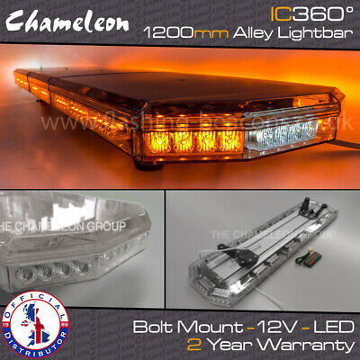 IC360 1200mm Amber LED Recovery ALLEY Lightbar Flashing Beacon 12V Bolt Mount  • 214.15€