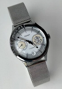 NOS Poljot 3105 Model 3031749 Original Vintage Soviet Mechanical Watch 1992 - Bild 1 von 11
