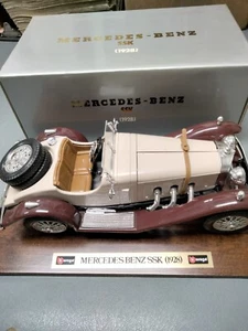 Mercedes NOS Burago Die Cast 1928 Mercedes - Bens SSK in Original Box # 3509 - Picture 1 of 5