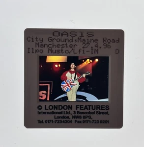 Liam Gallagher Photo Transparency Original On Stage Main Road Manchester 1996 - Picture 1 of 12