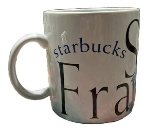 Tazza vintage 1994 Starbucks serie da collezione City 20 oz San Francisco - Foto 1 di 6