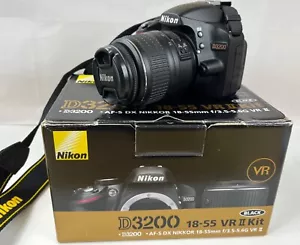 Nikon D3200 Camera w/DX Zoom-Nikkor 18-55 f/3.5-5.6G Lens plus Acc’s - Picture 1 of 22