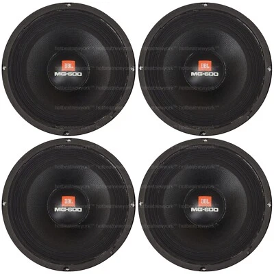JBL 8MG600-8R 8" inch Mid-Bass Speaker Driver 300 Watt-RMS/ea 8 ohms 4-PACK - Image 1 of 4