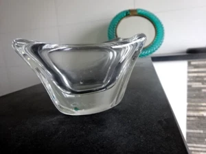 Daum France: Daum France Vase 6,5 cm signiert mit Lothringer Kreuz - Bild 1 von 6