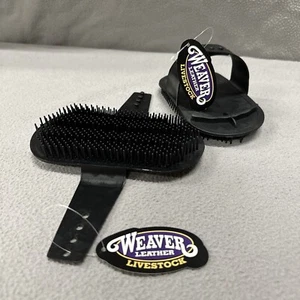 WEAVER Leder Vieh Massagebürste Kunststoff schwarz verstellbar 2er-Pack 69-6005-BK - Bild 1 von 8
