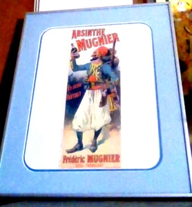 Original Jules Cheret Poster 1895 Absinthe Mugnier 14" x 17" - Picture 1 of 4