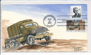 FDC EVENT COVER TOPICAL - WWII BURMA ROAD BY ARTIST MARY K FISHER #19 OF 25 - Picture 1 of 1