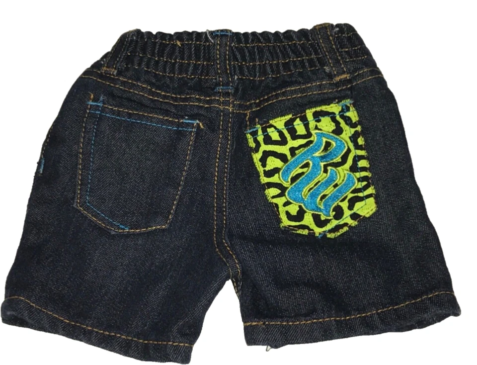 ROCAWEAR CLÁSICO BEBÉ 3/6 MESES DENIM AZUL JEAN SHORTS “MASTER BUILDERS” USADO EN EXCELENTE ESTADO Foto 1 de 4