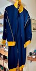 Rare Vintage '80 Bassetti Sportime Ski suit - 42/M - Blue and yellow
