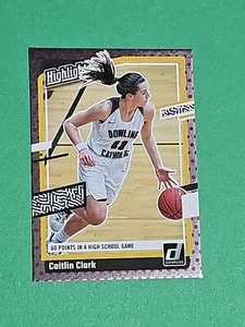 💎 Rare 2024 Caitlin Clark RC Chrome Red Dot Panini Donruss Highlights No. H3 - Picture 1 of 24