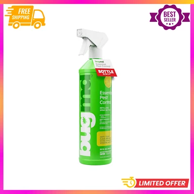 Frasco de spray recarregável vazio BugMD 32 oz. Óleo essencial para controle de pragas Co para uso - Imagem 1 de 4