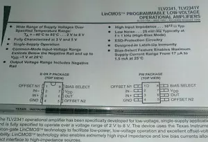 2 Stück TLV2341ID LOW-VOLTAGE OPERATIONAL AMPLIFIER Texas Instruments (M1651) - Picture 1 of 3