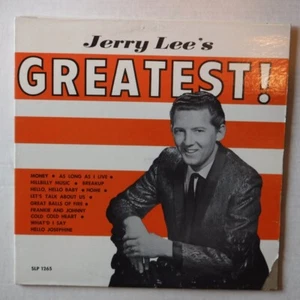 JERRY LEE LEWIS – HIS SECOND VINYL LP ALBUM ON THE SUN LABEL – LP-1265 - Picture 1 of 6