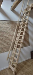 Treppe Hochbett Etagenbett mit Sicherheitshandlauf platzsparend Breiten - Bild 1 von 11