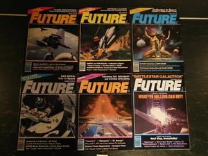 6 Vintage 1978 Full Year of Future Magazine Lot Including Premiere Issue! - Picture 1 of 9