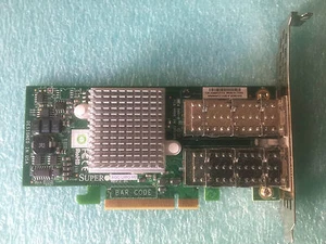 Tarjeta adaptadora InfiniBand de doble puerto SuperMicro AOC-UIBQ-M2 - Imagen 1 de 3
