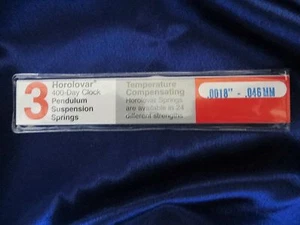 400 Day / Anniversary Clock .0018 Suspension Spring / Wire - Horolovar - Picture 1 of 3