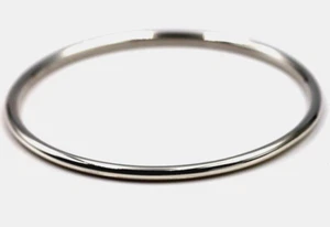 Sterling Silver 925 Solid 3mm wide GOLF bangle 60mm - Free Express Post - Picture 1 of 7