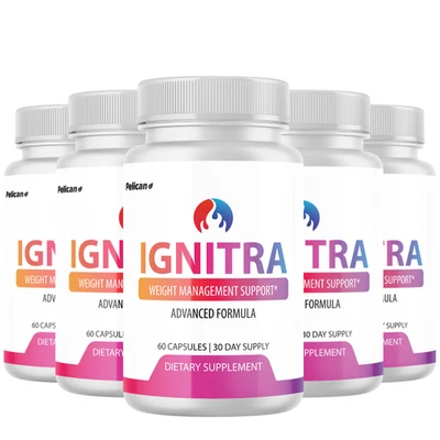 Ignitra - Keto y Soporte de Peso - 5 Botellas - 300 Cápsulas Foto 1 de 4