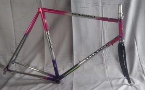 Colnago Elegant 58cm Steel Frame/Fork | Tange Prestige | Lampre Paint - Picture 1 of 24