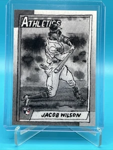 2025 Topps Shoebox Treasures #FL-3 Jacob Wilson filtro scala di grigi /75 - Foto 1 di 2
