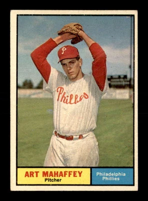 1961 Topps #433 Art Mahaffey  VG/VGEX X2825806 - Image 1 of 3