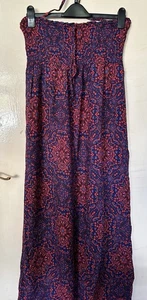 Ladies Dark Floral Maxi Dress Size 16 Full Length - Picture 1 of 8