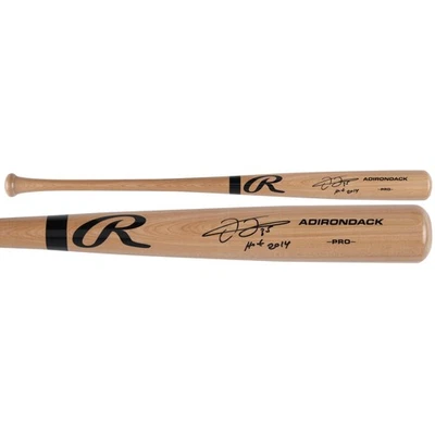 Murciélago profesional rubio firmado por Frank Thomas Chicago Cubs Rawlings con "HOF 2014" Insc Foto 1 de 3