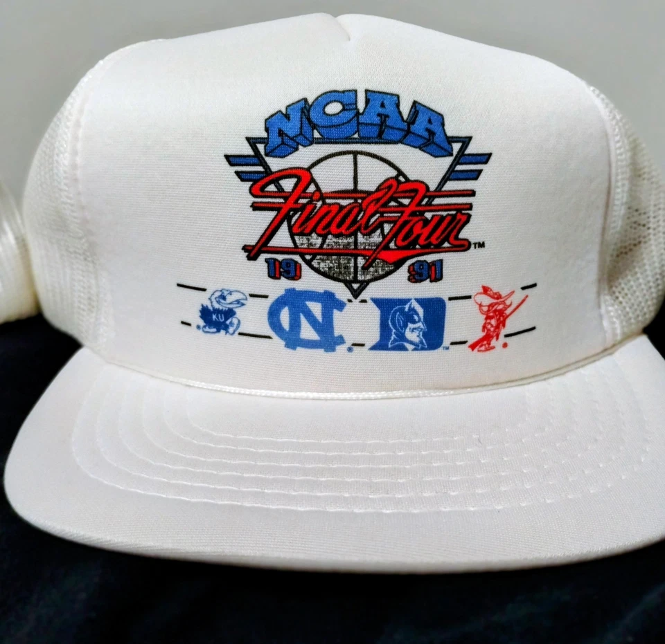 Gorra deportiva 1991 Final Four Snapback Duke, Kansas, UNLV, Carolina del Norte Foto 1 de 1