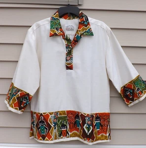 REYN'S Hawaiian Islands NAPILI DESIGN Mens Shirt 42" Chest - Picture 1 of 11