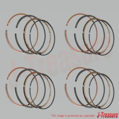 KAWASAKI NINJA ZX-10R ZX1000 04-10 Genuine Piston Ring Set 13008-0005 x4 Set OEM - Image 1 of 4